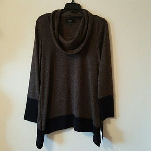 AGB Colorblock Cowlneck sweater