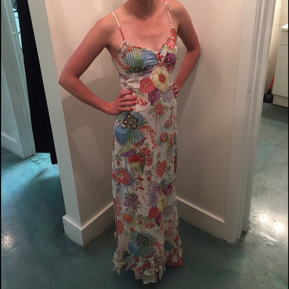 Long floral dress