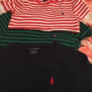 3 polo t shirts