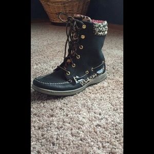 Cheetah Print Sperry Boots