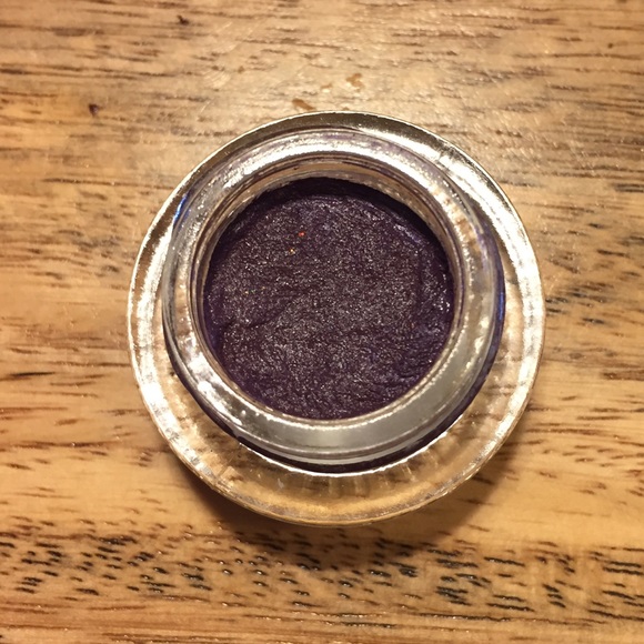 Deep purple eyeliner
