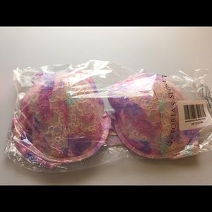 Multicolored lace Victoria's Secret bra