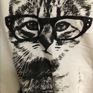ASOS cat hipster tee shirt