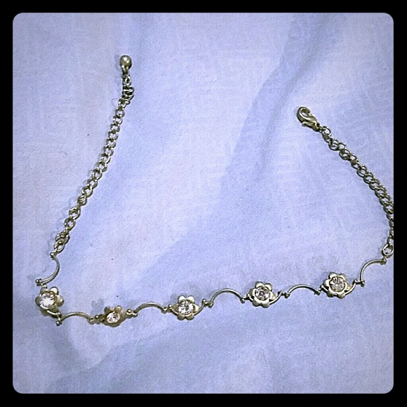 Silver anklet