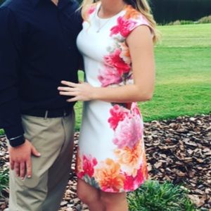 Calvin Klein floral dress