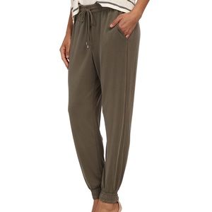 SPLENDID Jersey pant hunter green