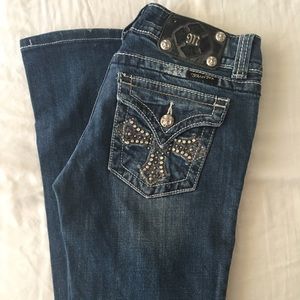 Size 27 Miss Me Cross Pocket