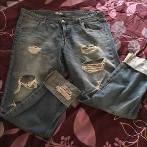 Boyfriend style jeans