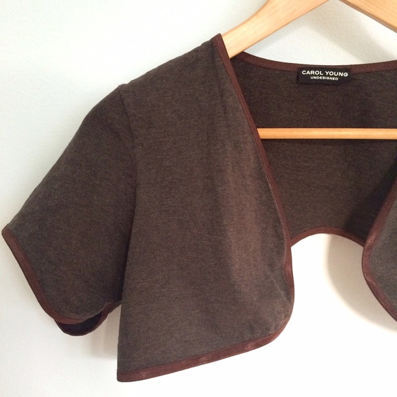 Independent Designer Sweaters - Curved Hem Cropped Cardigan Shrug ♻️ 🇺🇸 Independent Designer Sweaters - Curved Hem Cropped Cardigan Shrug ♻️ 🇺🇸