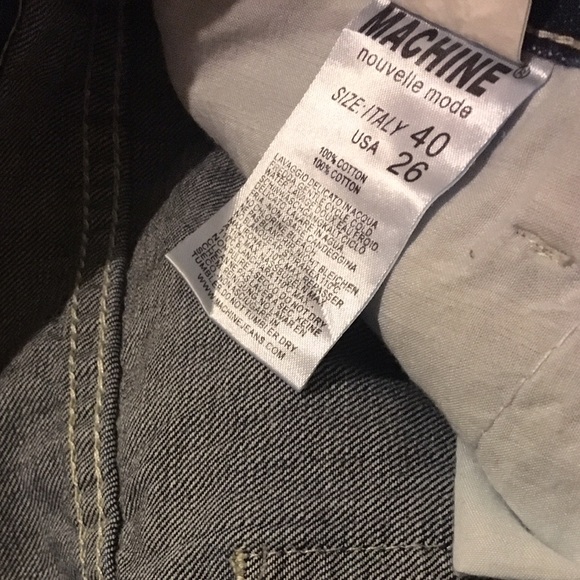 Machine Denim Ripped Destressed jeans - Picture 3 of 3