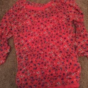 Pink flower top