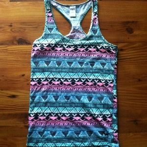 Victorias Secret Pink Tribal Tank Top
