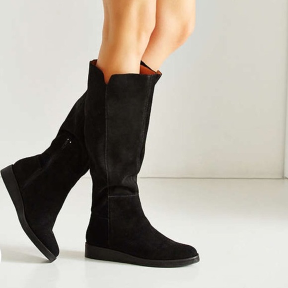 SOLD Urban Outfitter Black Knee High Boot - Picture 2 of 4