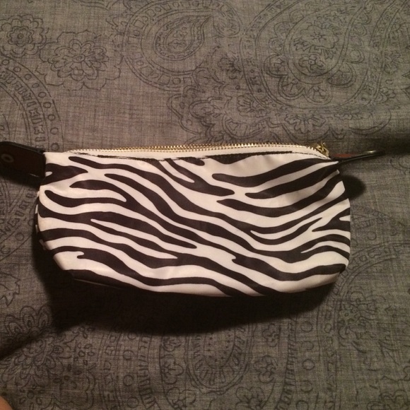 Zebra makeup bag