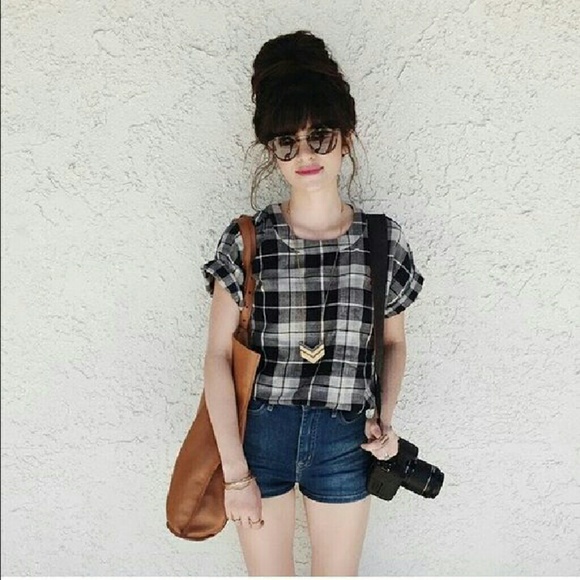 🎉FLASH SALE🎉 Oversized Tee in Emporia Plaid