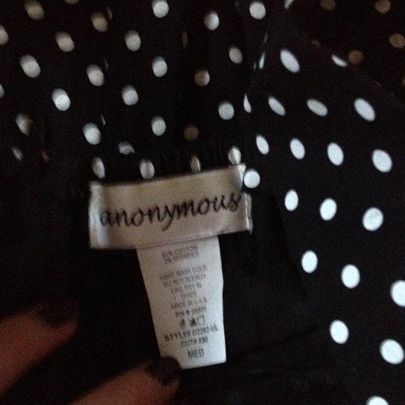 Anonymous Polka dot sweetheart neckline dress M - Picture 3 of 3