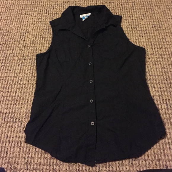 XS Columbia sleeveless button up shirt