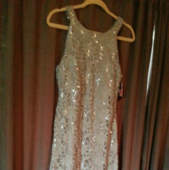 Sequin gown.