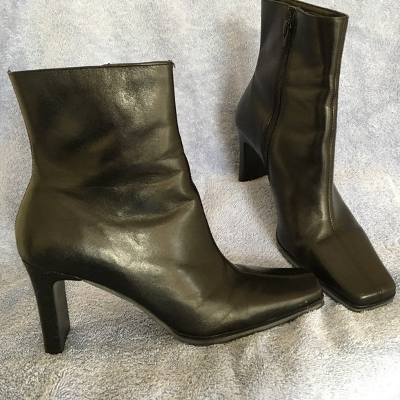 Diba High Heeled Leather Boots