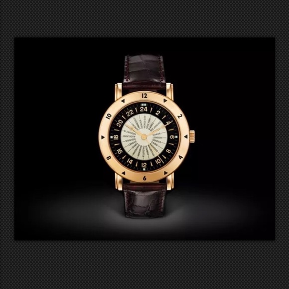 Authentic Oscar Walden Solid 18K world Timer Watch - Picture 1 of 3