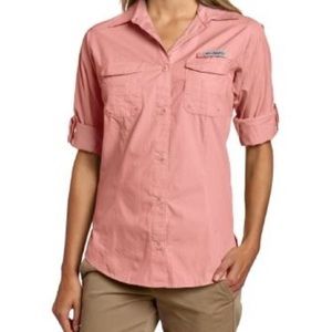Columbia PFG Pink Long Sleeve shirt