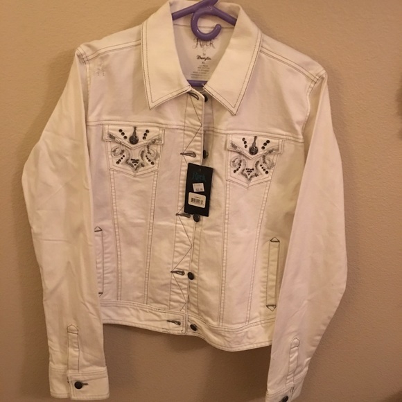 New never White Denim jacket