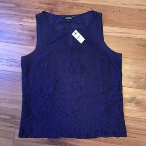 Sleeveless Express Lace Top