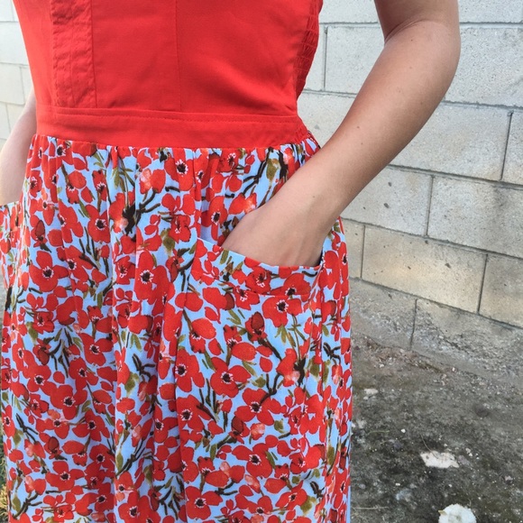 🙊 Cute & Comfy Strapless Summer Dress w Pockets - Picture 2 of 4