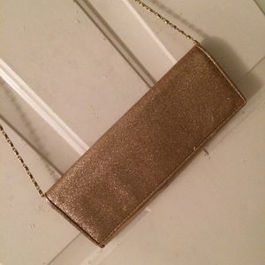 Glittery Blush Clutch