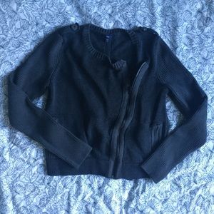 Gap medium navy zip up sweater
