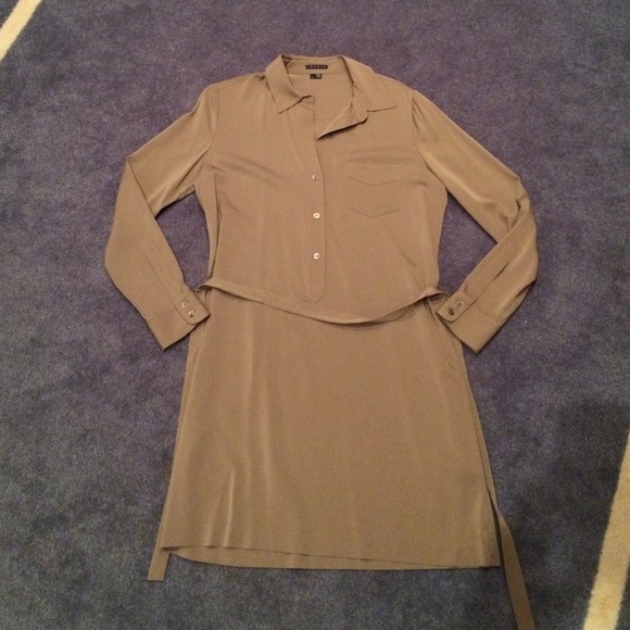 Theory Silk Shirtdress size 8