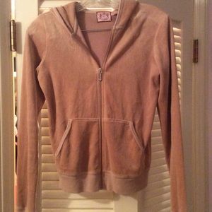 ✨SALE✨ Juicy velour track jacket. Camel / tan