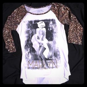 MARILYN MONROE LEOPARD TOP