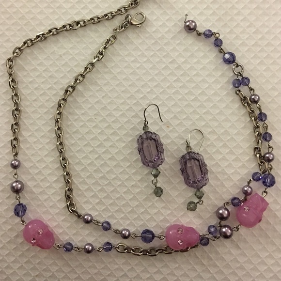 Tarina Tarantino skull jewelry set