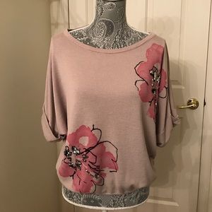 Tan blouse by Inc International