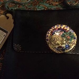 Handmade Leather black bag