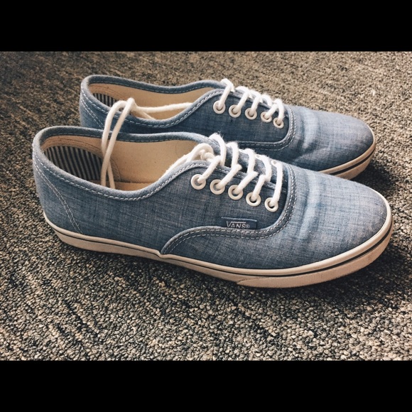 Light blue Vans