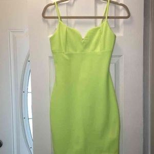 Neon mini dress
