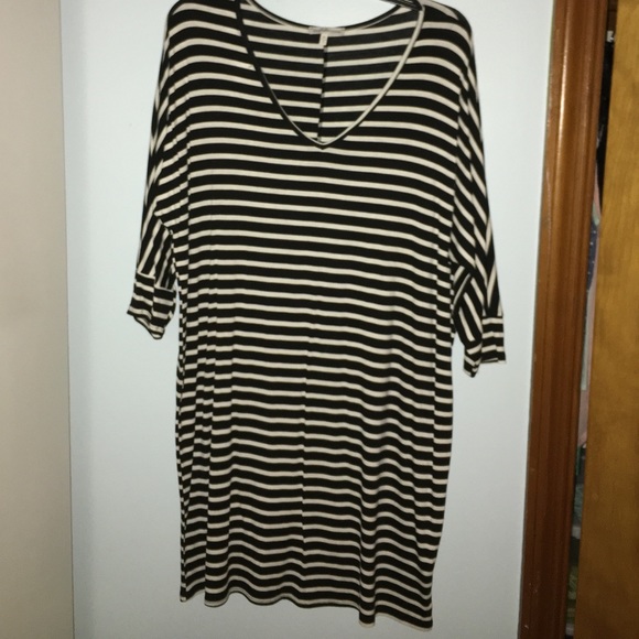 Striped T-Shirt Dress