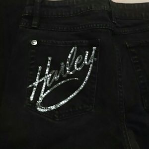 Harley Davidson Jeans 10 Tall Black