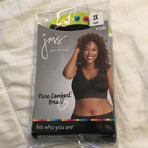JMS: Just My Size Pure Comfort Bra 2X