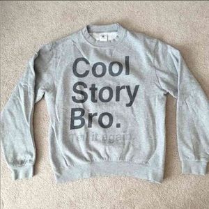 Grey Printed Crew Neck