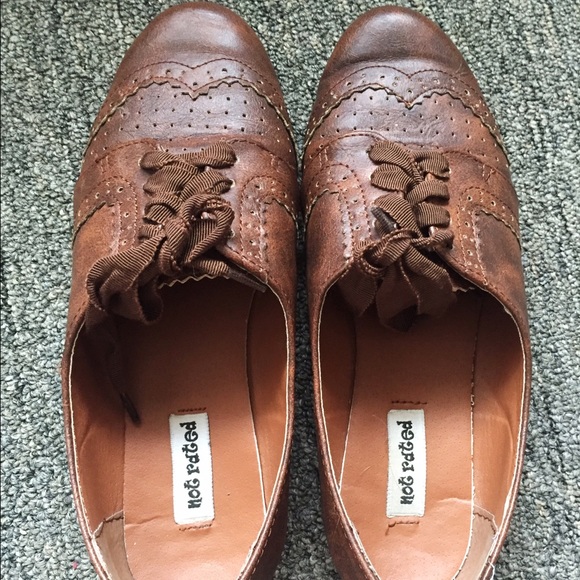 Not Rated brown Oxford Flats!