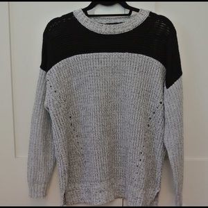 Grey and black urban outfitters sweater