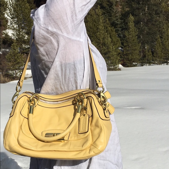 Yellow Coach Bag Brand New