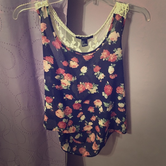 Forever 21 floral blouse