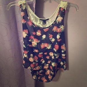 Forever 21 floral blouse