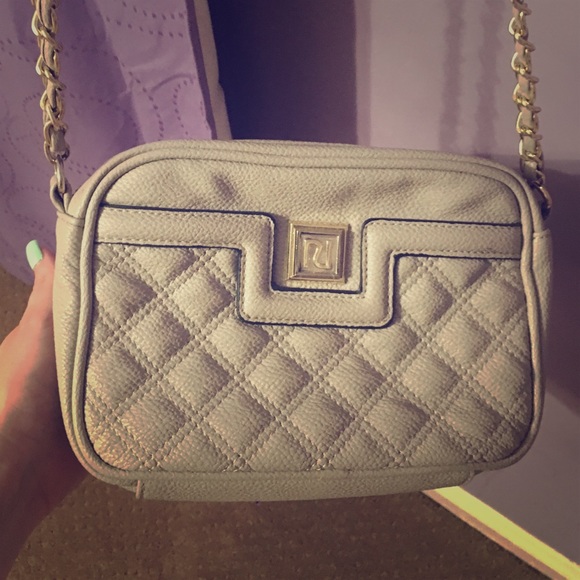 River Island light beige purse