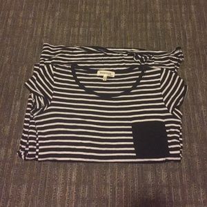 Black and white stripped maxi dress