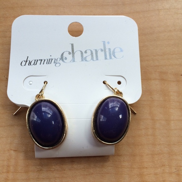Charming Charlie Jewelry - LAST CHANCE ‼️Dark blue charming Charlie earrings